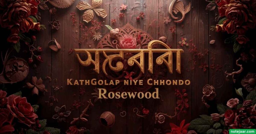 কাঠগোলাপ নিয়ে ছন্দ