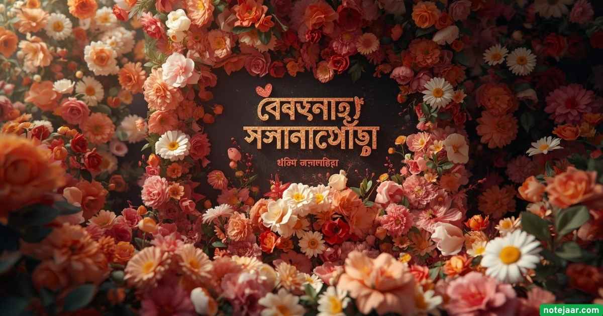 ১০০+কানে ফুল নিয়ে ক্যাপশন: ফুল নিয়ে রোমান্টিক ক্যাপশন