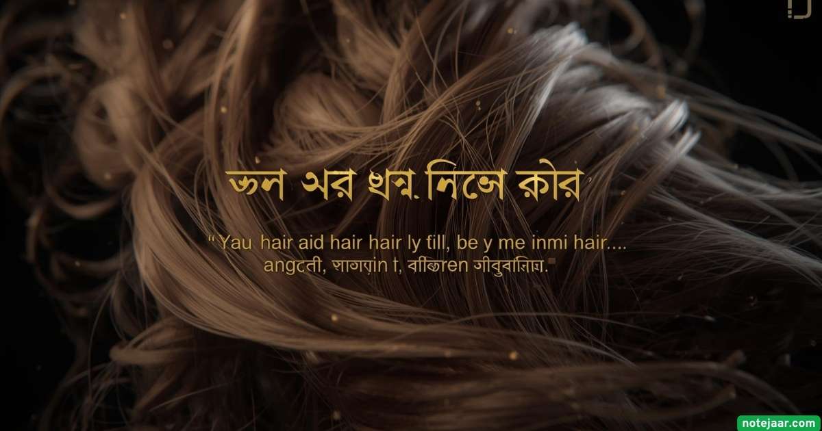 ১৯৮চুল নিয়ে ক্যাপশন: চুল নিয়ে ছন্দ, প্রশংসা ও উক্তি