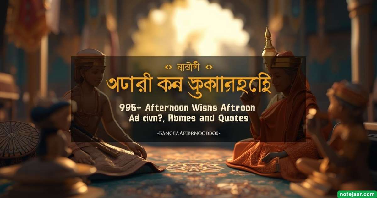 ৯৫+ দুপুর বেলার শুভেচ্ছা: দুপুর নিয়ে ক্যাপশন, ছন্দ ও উক্তি ২০২৫