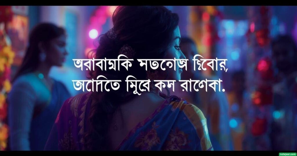 নীল শাড়ি সম্পর্কে রোমান্টিক স্ট্যাটাস