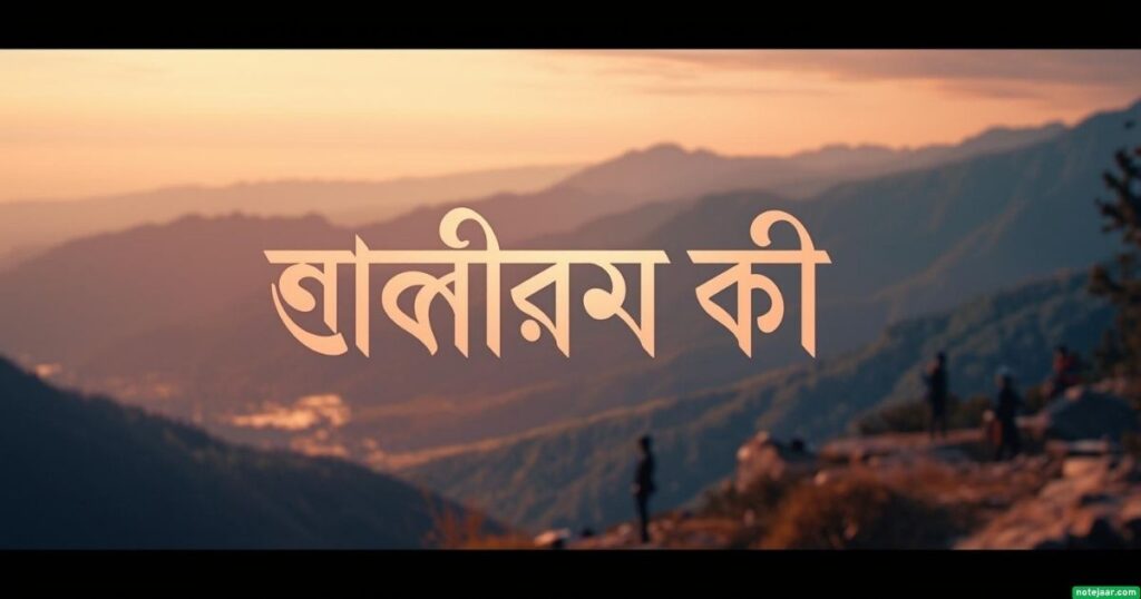 পাহাড় নিয়ে রোমান্টিক ক্যাপশন
