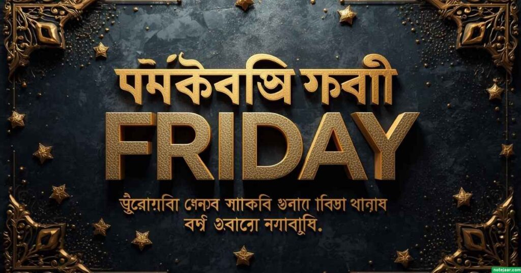 শুক্রবার নিয়ে ইসলামিক স্ট্যাটাস