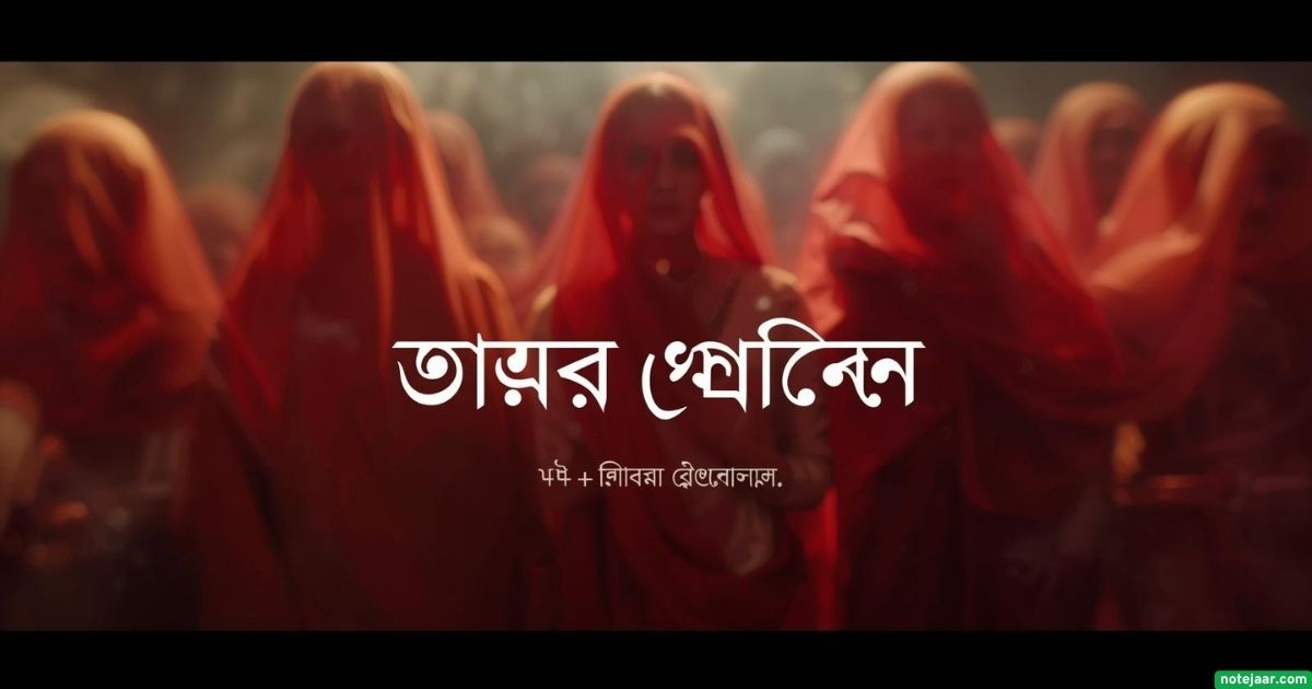 ১৬৩+ লাল শাড়ি নিয়ে ক্যাপশন, কবিতা, ছন্দ ২০২৫