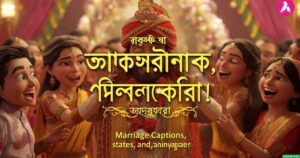১৭০+ বিয়ে নিয়ে ক্যাপশন, স্ট্যাটাস, ছন্দ ও মজার উক্তি ২০২৫
