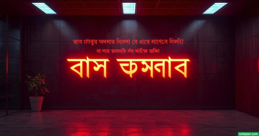 অফিসের স্যারের বিদায় নিয়ে স্ট্যাটাস