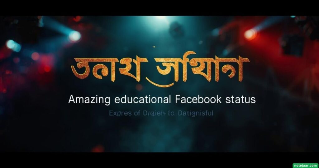 অবাক করা শিক্ষামূলক ফেসবুক স্ট্যাটা