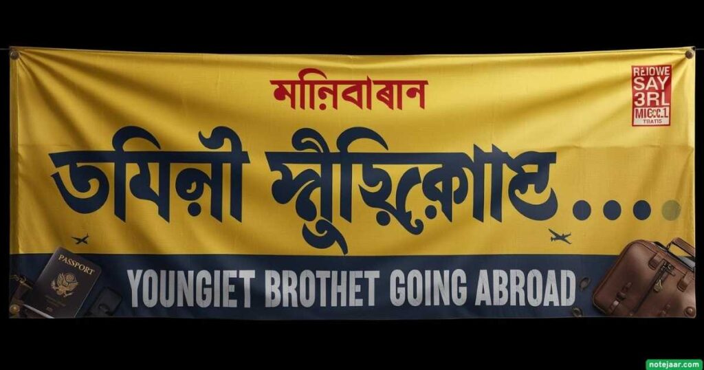 ছোট ভাই বিদেশ যাওয়ার স্ট্যাটাস