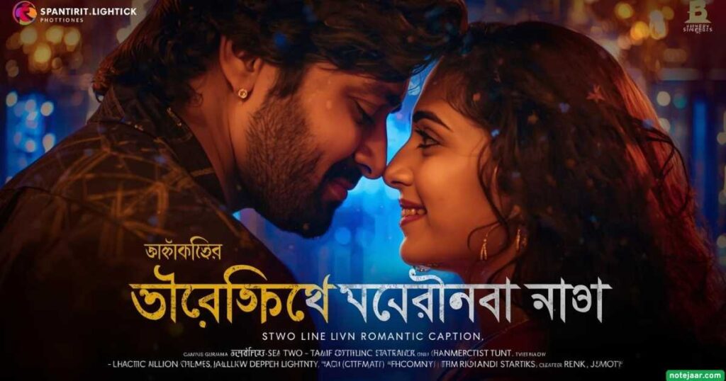 দুই লাইনের রোমান্টিক ক্যাপশন