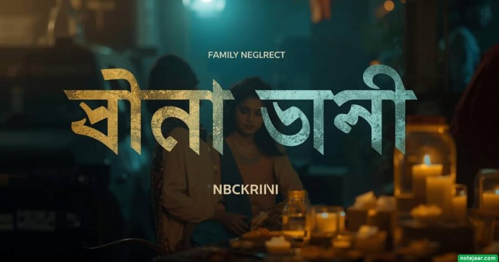 পরিবারের অবহেলা নিয়ে ক্যাপশন