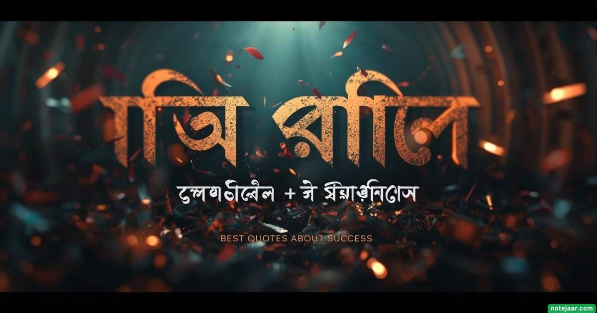 সফলতা নিয়ে স্ট্যাটাস ২০২৬: সফলতা নিয়ে ১৮৫+ সেরা উক্তি