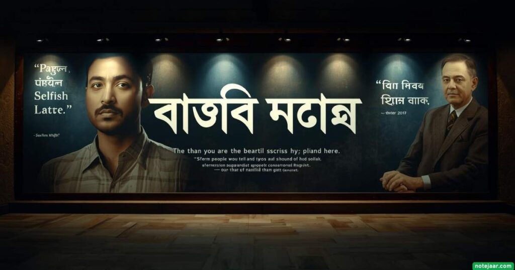 স্বার্থপর মানুষ নিয়ে উক্তি