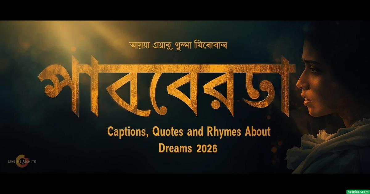 ১৪০+ স্বপ্ন নিয়ে স্ট্যাটাস: স্বপ্ন নিয়ে ক্যাপশন, উক্তি ও ছন্দ ২০২৬